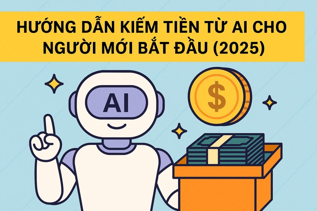 Hướng dẫn kiếm tiền với AI cho người mới bắt đầu 2025