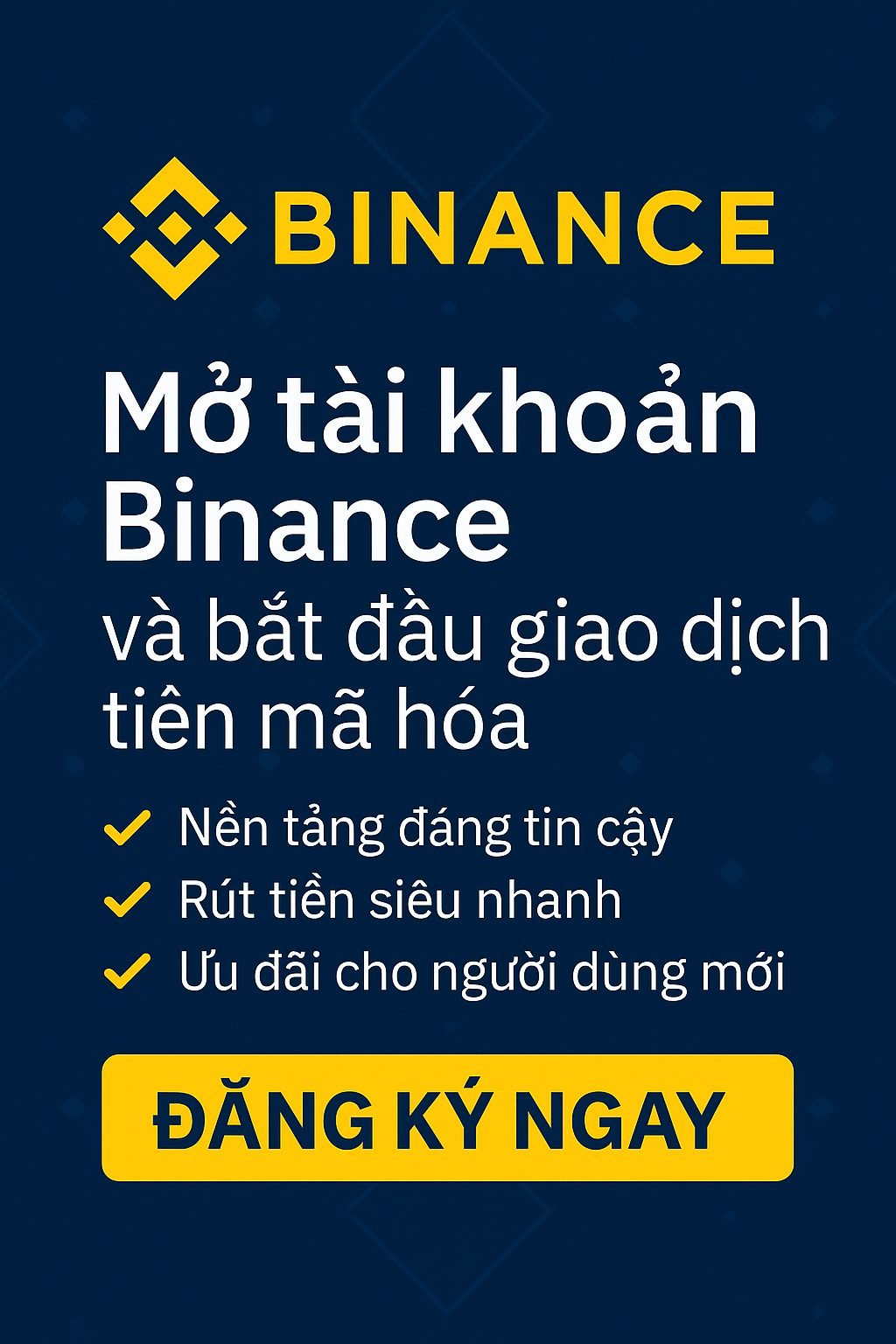 Mở tài khoản Binance